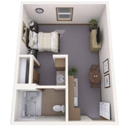 Oak floor plan