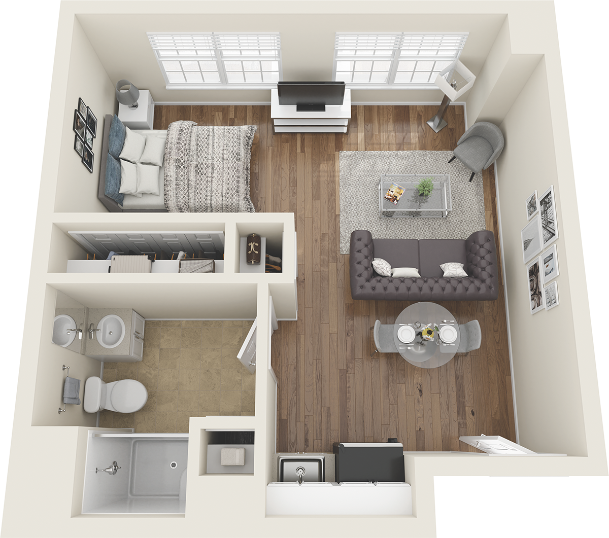 Alcove Deluxe floor plan