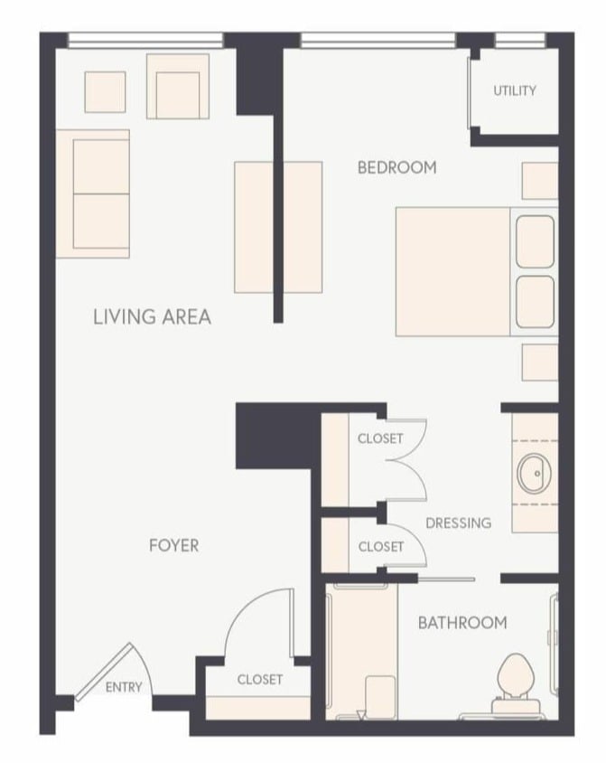 Suite C floor plan