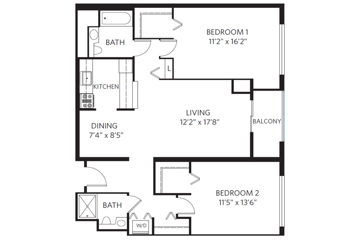 The Washington floor plan