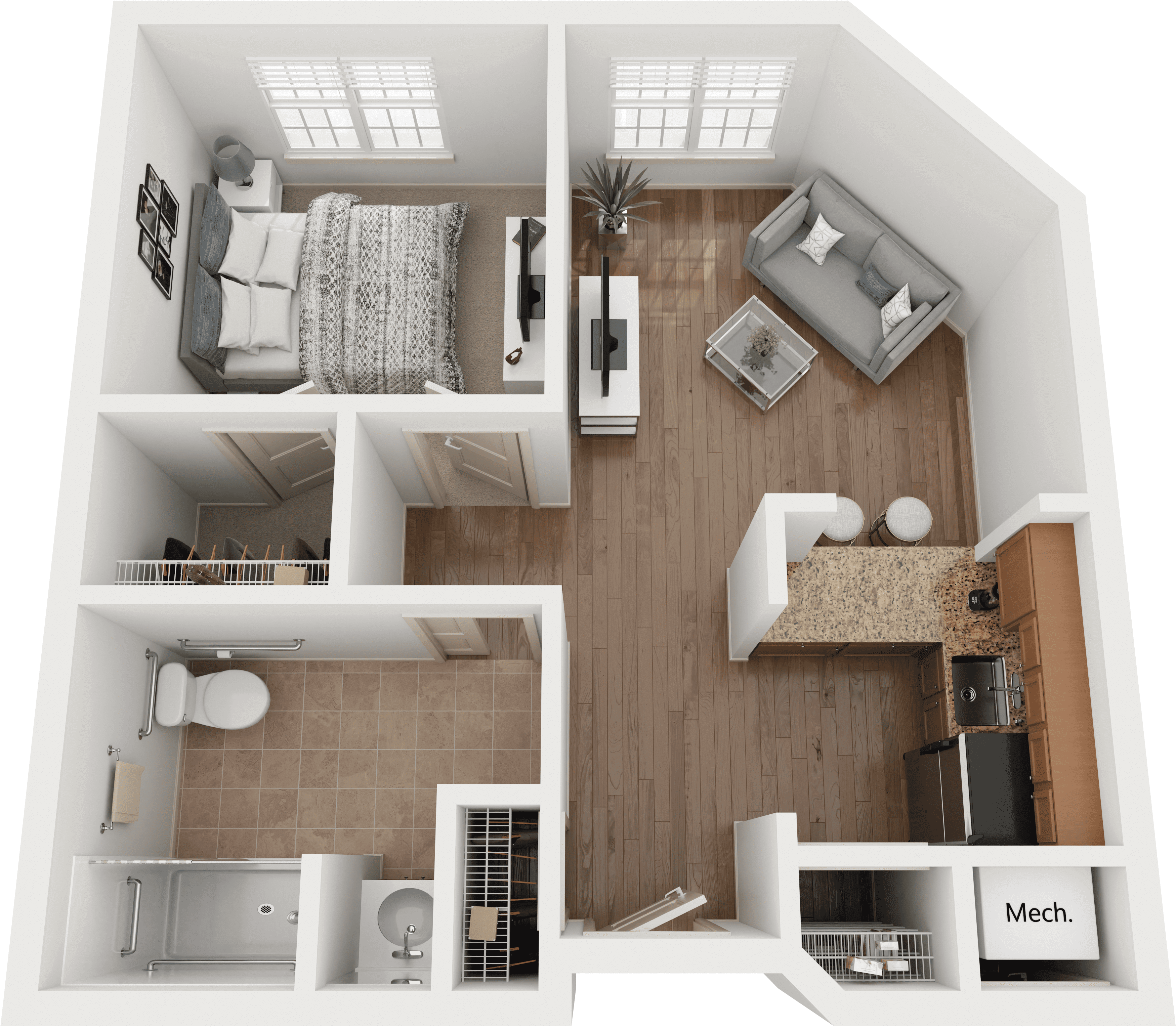 The Martinique floor plan