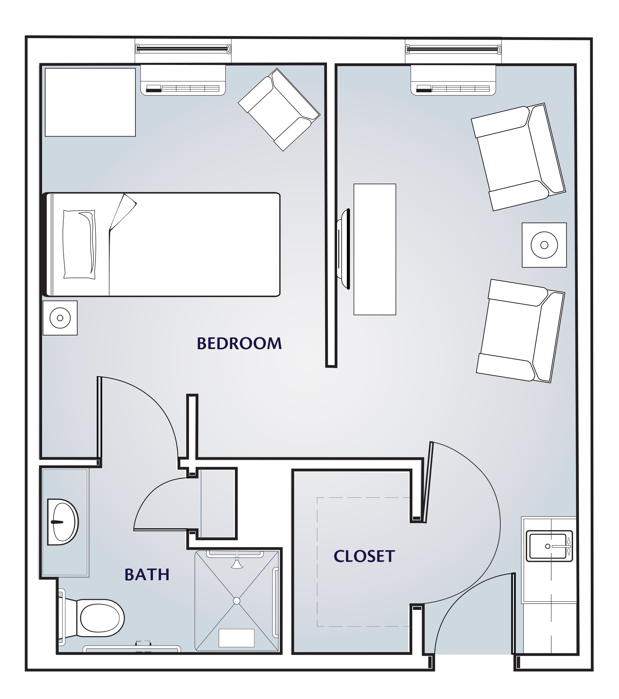 Hickory floor plan