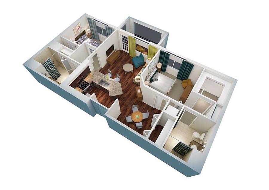 The Aldrich floor plan