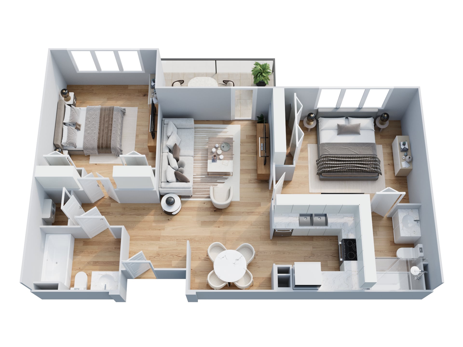 The Redbud floor plan